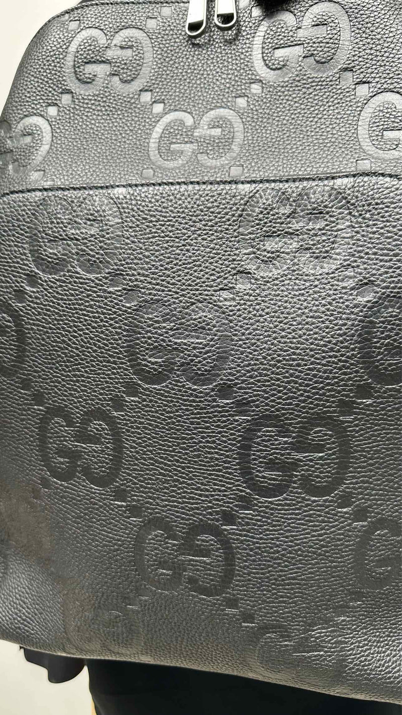 Gucci GG-embossed Leather Backpack