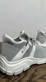 PRADA Sport Logo Knit Row Socks Sneaker