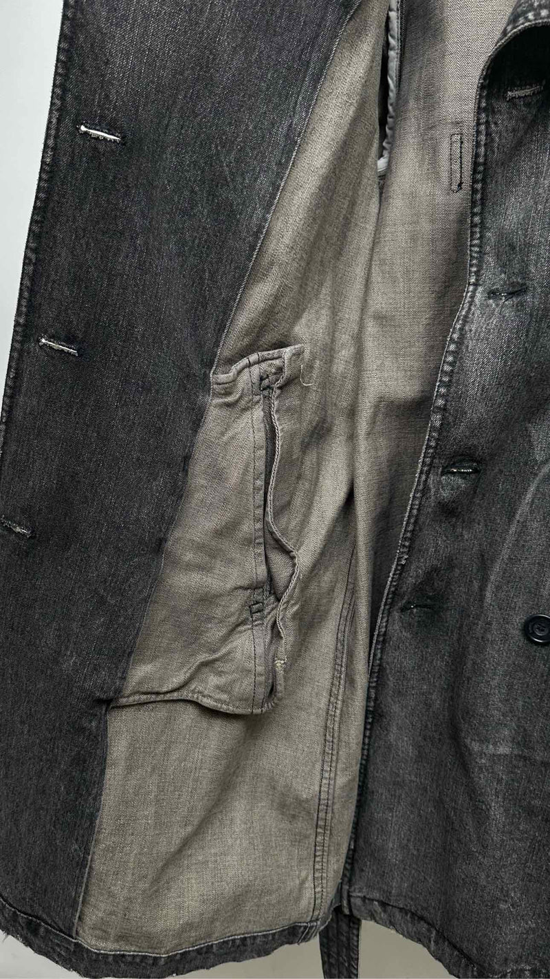 Junya Watanabe MAN X Aquascutum Distressed Denim Trench Coat