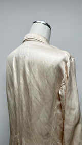 R13 Satin Oversized Wrinkle Jacket
