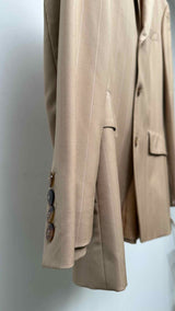 Jean Paul Gaultier Homme Pinstripe Blazer Jacket