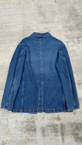 Edward Cuming Distressed Oversized Denim Tailor Jacket