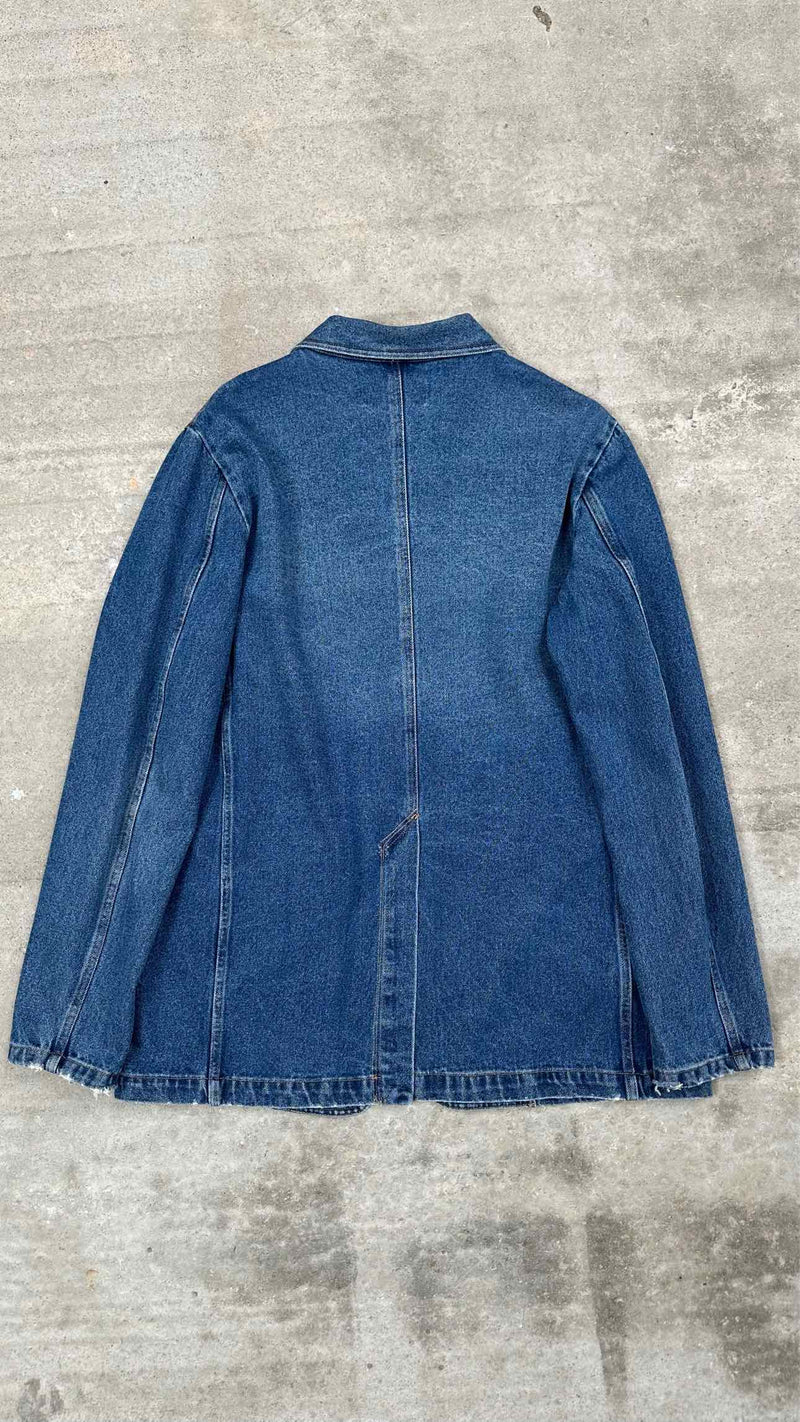 Edward Cuming Distressed Oversized Denim Tailor Jacket