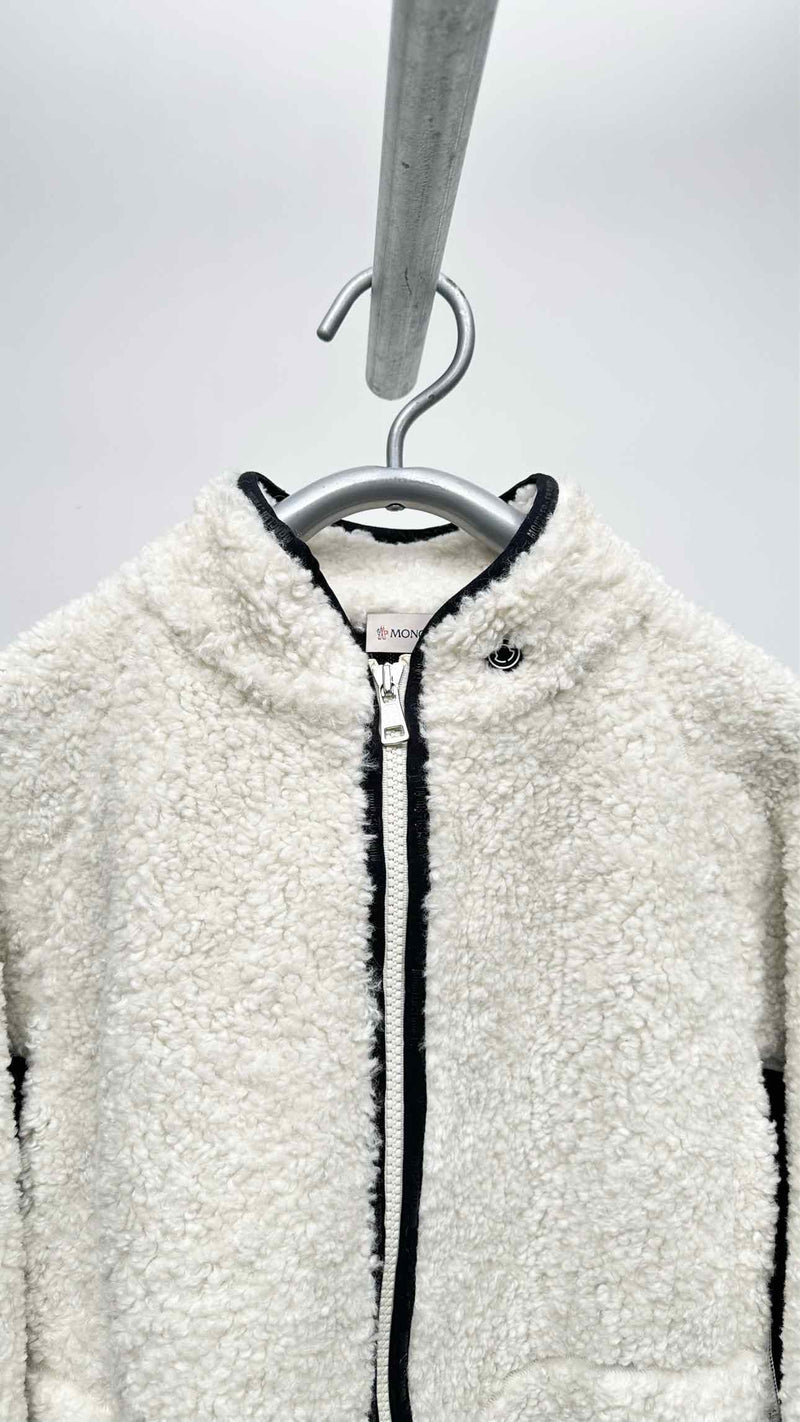 Moncler Genius X Fragment Back-logo Wool Fleece Jacket