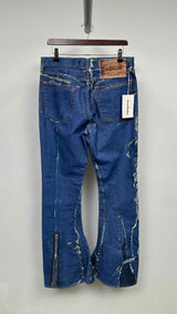 Acne Studios Airbrush Bow High-rise Boot-cut Jeans