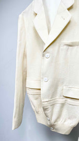 Haider Ackermann Knitted-docking Blazer Jacket