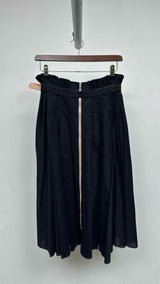 Lena Lumelsky High-waisted Pleated Denis Maxi-Skirt