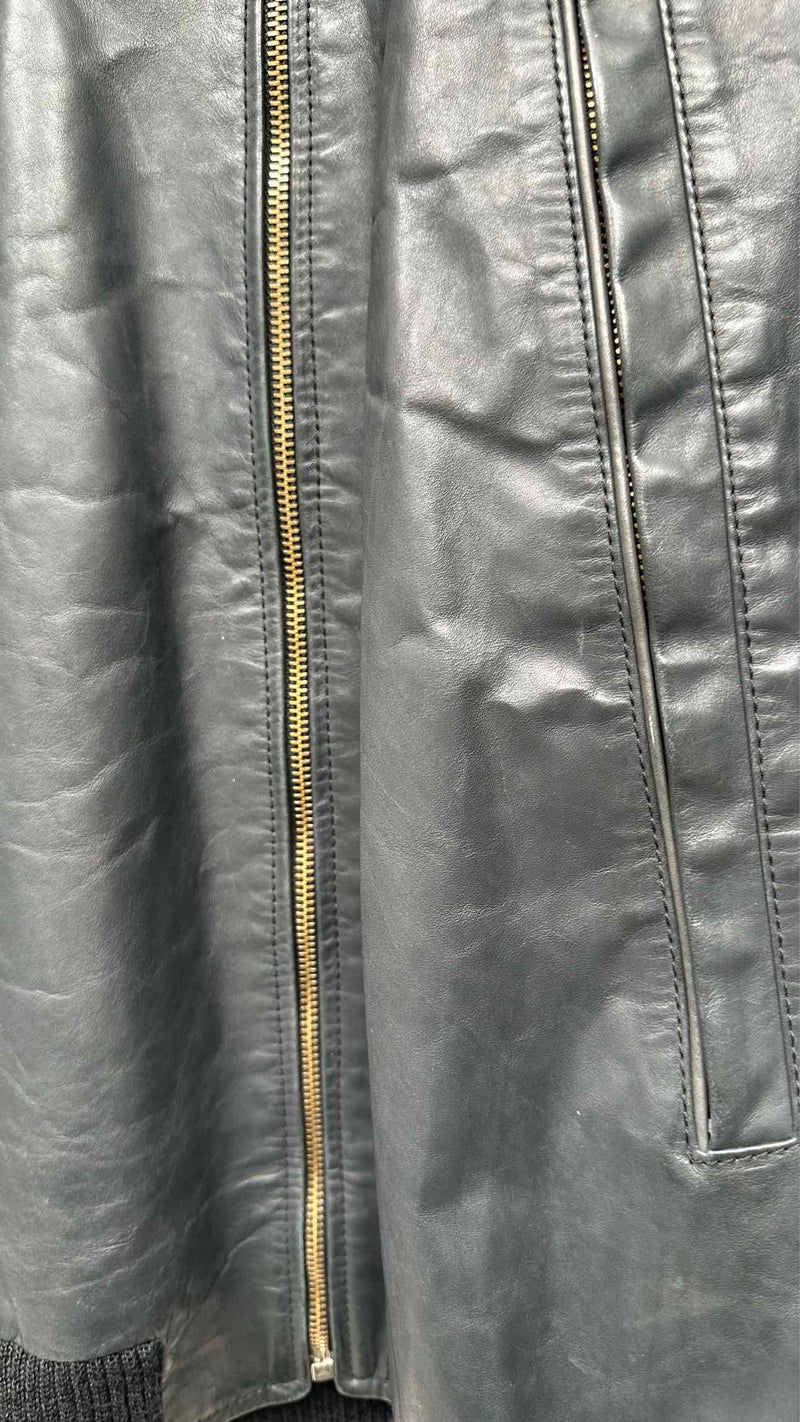 Margiela Leather Bomber Jacket