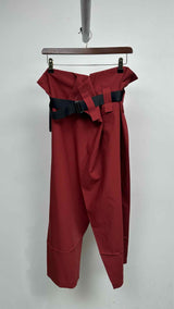 132 5. Issey Miyake Belted Origami Wide Pants