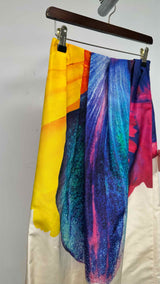 Jil Sander "Couture Arty" Silk Maxi Skirt
