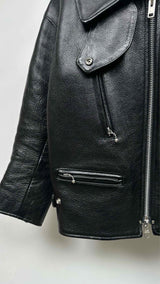 Junya Watanabe Portrait-Collar Leather Jacket