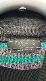 PRADA High-neck Geometric Sweater