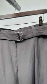 Jil Sander Belted Bottom-slit Wide Pants