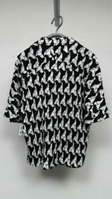 Bottega Veneta S/S Pleated Camp Collar Shirt
