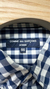 Comme Des Garcons Homme Felt-docking Check Shirt