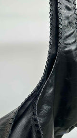 Dries Van Noten Merch Crinkle Leather Bag
