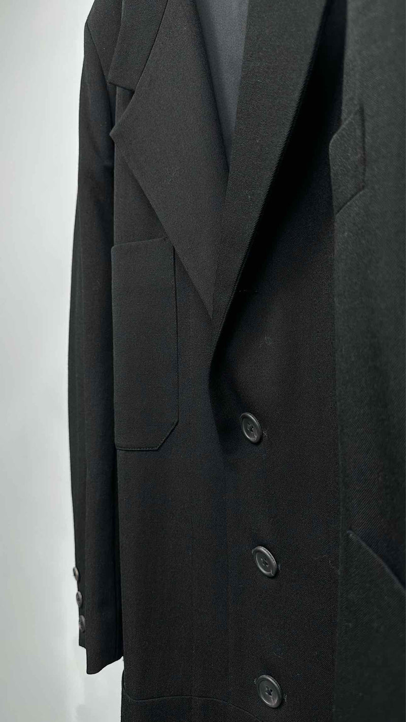Yohji Yamamoto Pour Homme Multi-pocket Long Blazer Jacket