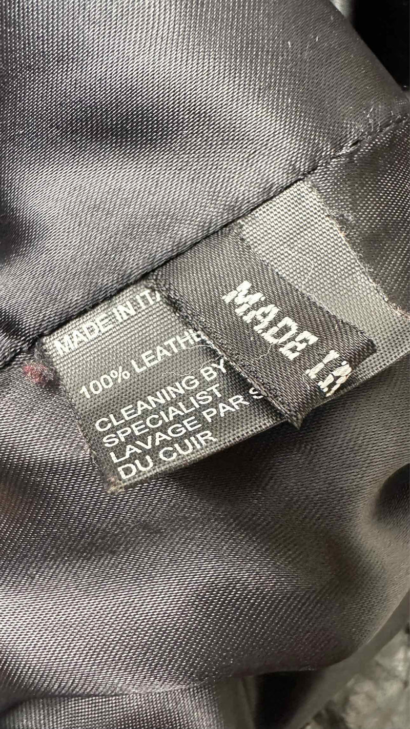 Ann Demeulemeester Leather Coat