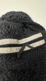Rick Owens Loose-knit Hooded Long Cover Vest