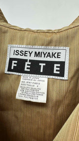 FETE Pleated Stripe Coat