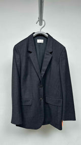 The Row Dustina Flannel Blazer Jacket
