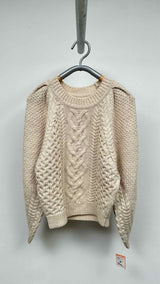 Isabel Marant Wide-sleeve Cable Sweater