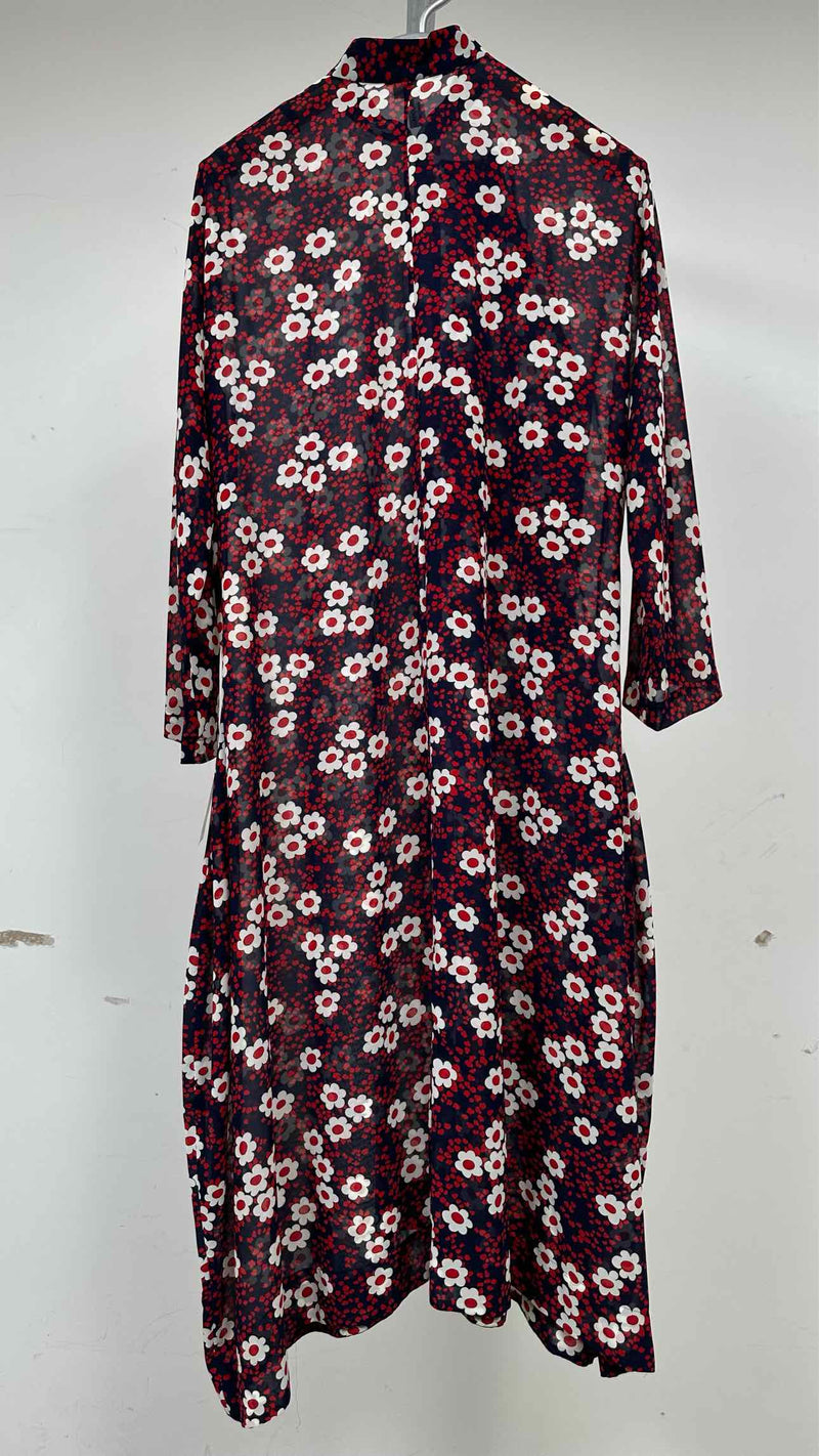 Comme Des GarÃ§ons Comme Des GarÃ§ons L/S Floral Sheer Dress