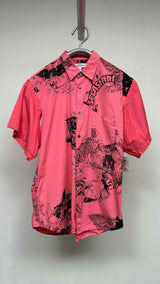 Comme Des Garcons Shirt S/S Graphic Cut-out Shirt
