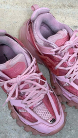 Balenciaga Clear Sole Track Sneakers