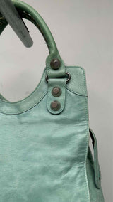 Balenciaga Aqua Giant Folder Bag