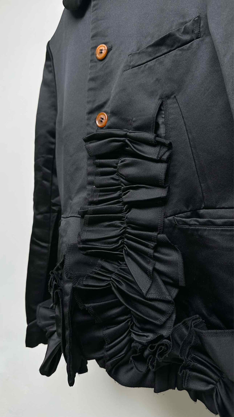 Comme Des Garcons Comme Des Garcons Frill-detailed Blazer