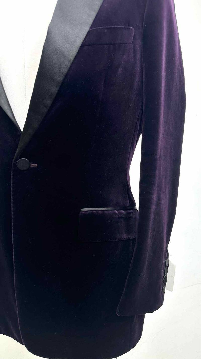 Burberry Prorsum Velvet Tuxedo Jacket