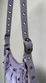 Balenciaga Croc-embossed Cargole XS Shoulder Bag
