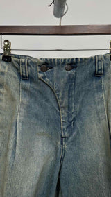 Devoa Stained Baggy Jeans