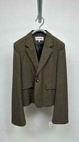 LOEWE Single-breasted Flare-sleeve Blazer Jacket
