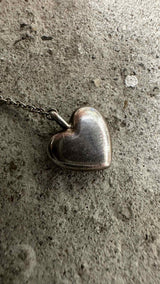 Tiffany&Co. Lariat Two Heart Charm Necklace