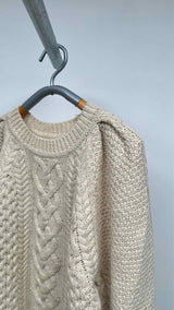 Isabel Marant Wide-sleeve Cable Sweater
