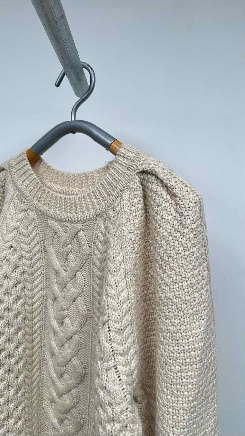 Isabel Marant Wide-sleeve Cable Sweater
