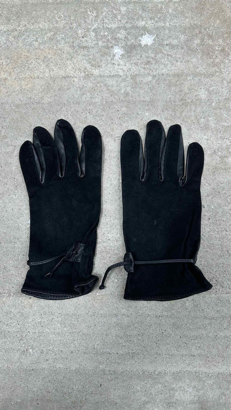 Perry Ellis Leather Suede Gloves