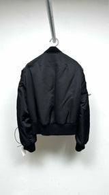 Simone Rocha Lace-up-sleeve Puffer MA-1 Jacket