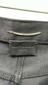 Saint Laurent Raw-end Denim Shorts