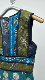 Burberry Prorsum N/S Printed Sashiko Dress