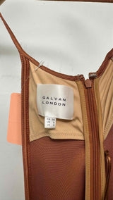 Galvan London N/S Satin Maxi Dress