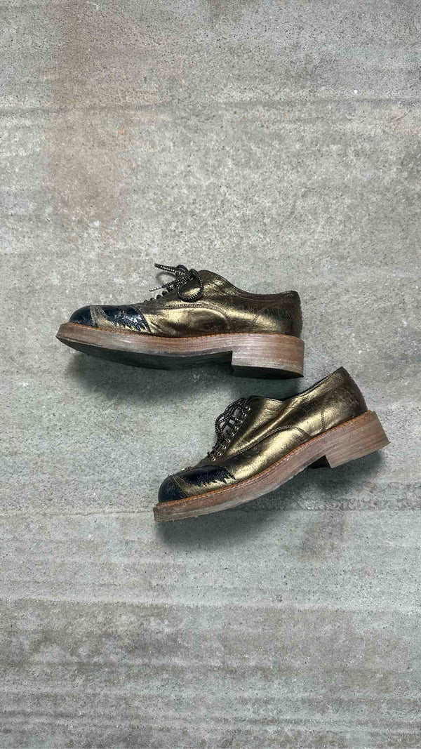 Chanel Metalic Shoes