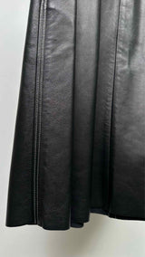 CELINE Leather Skirt