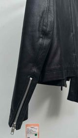 Yohji Yamamoto Slim-fit Leather Jacket