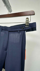 Margiela Artisanal Cropped Pin-stripe Pants