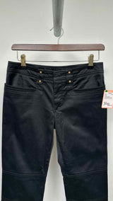 Gucci Studded Paneled Bottom Cut-out Biker Pants