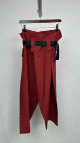 132 5. Issey Miyake Belted Origami Wide Pants