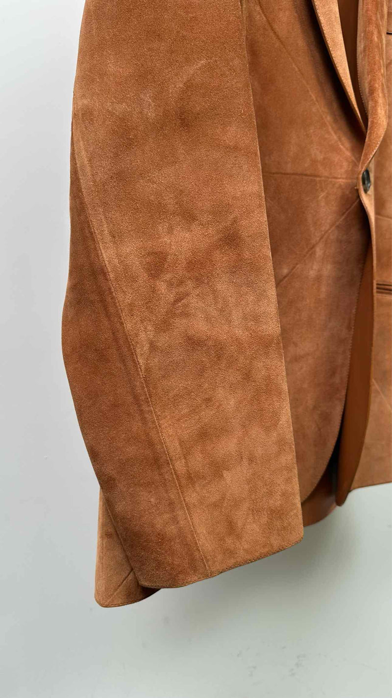 LOEWE Puzzle-Shaped Suede Jacket